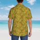thumbnail image 4 of Fotbe Corn 6 Camisa Hawaiana para Hombre Unisex – Camisa Casual de Verano con Botones de Manga Corta de Algodón y Lino,XX-Large, 4 of 7