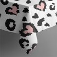 thumbnail image 2 of Pink and Black Of Leopard Print Rectangle Tablecloth 60"x102",Waterproof Polyester Rectangle Table Cloth, Wipeable Spillproof Polyester Tablecloth for Dining, Camping, Indoor and Outdoor, 2 of 6