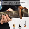 thumbnail image 2 of Set de accesorios para guitarra DOMMI Capo Tuner con púas y soporte, 2 of 9