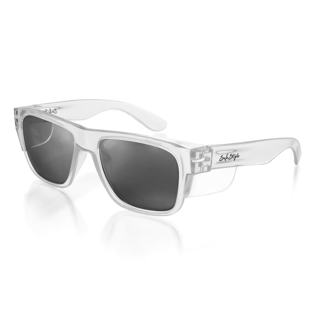 Gafas de seguridad SafeStyle Fusions con montura transparente y lentes tintadas