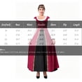 thumbnail image 3 of Renaissance Dress Women, Womens Renaissance Costume, Renaissance Costume, Renaissance Dress Women Medieval Costume Court Dress Victorian Regency Queen Princess Peasant Dress-Dress+Vest, Black XXL, 3 of 8