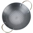 thumbnail image 2 of Household Cooking Pot Stainless Steel Paella Pan Double Handle Pan Stainless Steel Pan for Kitchen, 2 of 5