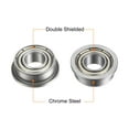 thumbnail image 3 of F686ZZ Flanged Ball Bearing, 6x13x5mm Chrome Steel Double Shielded ABEC1 Flange Bearings,20 Pack, 3 of 5