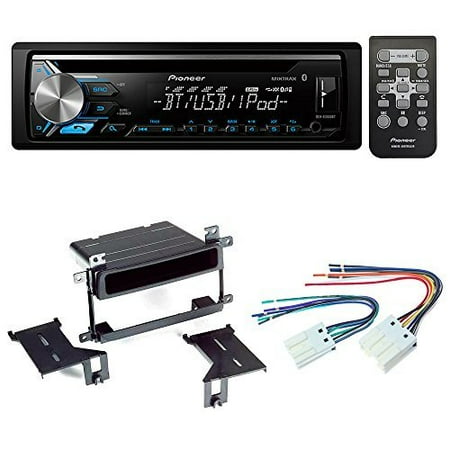 Pioneer Aftermarket Car Radio Stereo CD Player Dash Install Mounting Kit + Stereo Wire Harness for NIssan Sentra (Best Aftermarket Bluetooth Stereo)