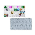 thumbnail image 6 of Perforated Alphanumeric Whole Board Mold Crystal Drip Glue Mold Mold making silicone, 1* Alphanumeric Whole Plate Mould With Hole DIY Silicone Mould, Clear, 6 of 8