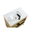 thumbnail image 6 of Elegant Kitchen and Bath Finnley 30 Inch Single Bathroom Vanity In Honey Brown, 6 of 13