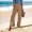 Brown, variant on BUIGTTKLOP Pants for Women 2025 High Waisted Palazzo Pants Straight Wide Leg Lightwieght Summer Beach Trousers