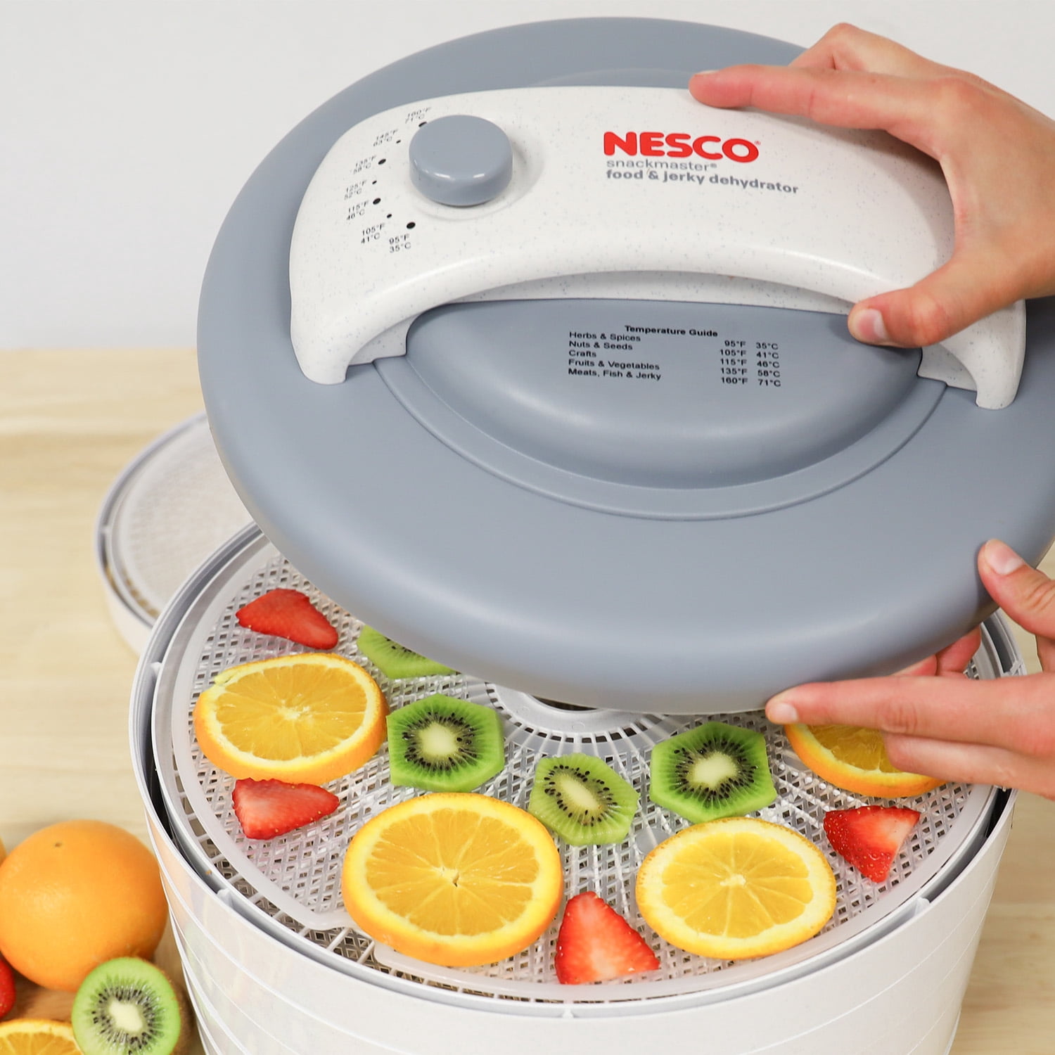 NESCO Snackmaster Express Food Dehydrator, 500W, 4 Trays - Walmart.com