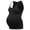 Black, variant on Maternity Nursing Top Breathable Polyester Fabric Easy Breastfeeding Access Seamless Design Multiple Color