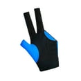 thumbnail image 5 of BAOSITY 3 Fingers Billiard Glove Elastic Glove Left Hand Lightweight Snooker Cue Glove Pool Cue Glove for Women Men Practice Training Blue, 5 of 8