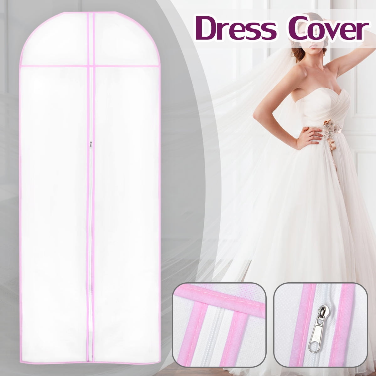 Extra Large 180cm Dustproof Transparent For Wedding Dress Dust