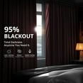 thumbnail image 3 of Half Price Drapes Signature Burgundy Grommet Velvet Blackout Curtains (1 Panel), 50WX 84L, 3 of 11