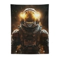 thumbnail image 5 of ONETECH  Blacklight Astronaut Tapestry, Galaxy Tapestry Wall Hanging, Trippy Neon Tapestries Glow in The Dark Wall Art for Bedroom Living Room, 5 of 7