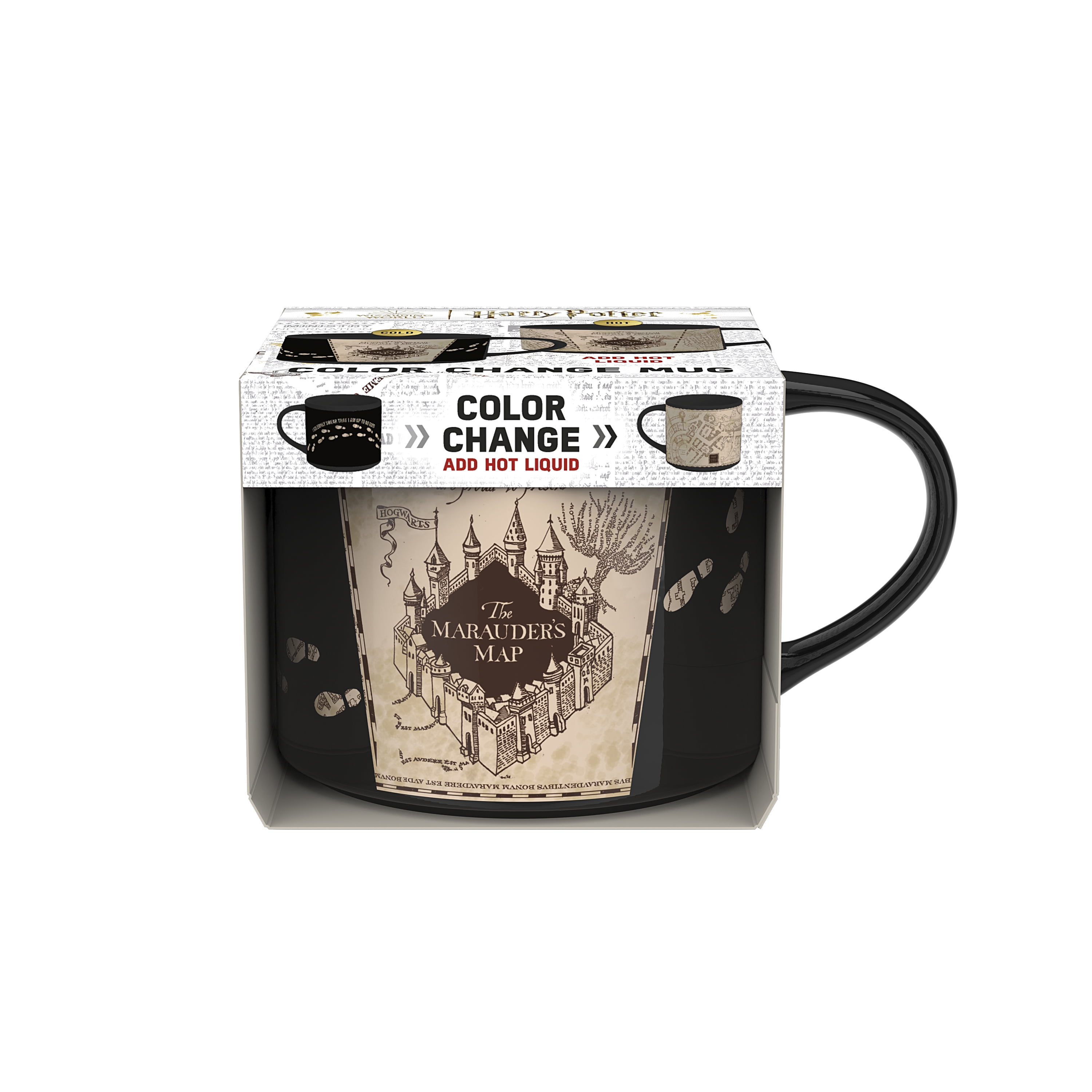 Zak Designs 15oz Harry Potter Marauders Map Color Change Ceramic Modern Mug