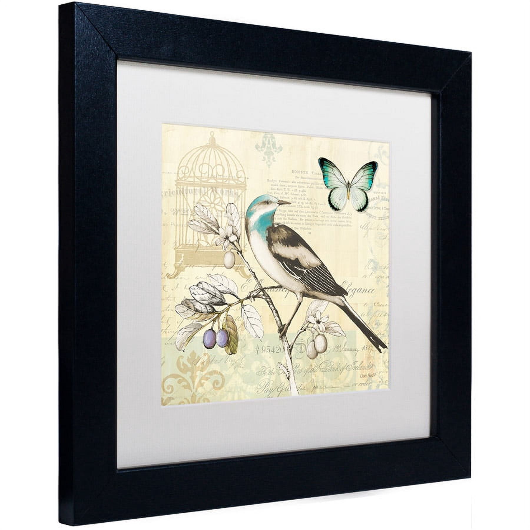 Trademark Fine Art "Freedom II" Canvas Art by Lisa Audit, White Matte, Black Frame