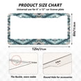 thumbnail image 7 of Aluminum License Plate Frame 2 Pack Car Exterior Accessory Car Tag Holder for Front Rear Plates Cars Decor Pastel Blue Shape Pattern, 7 of 7
