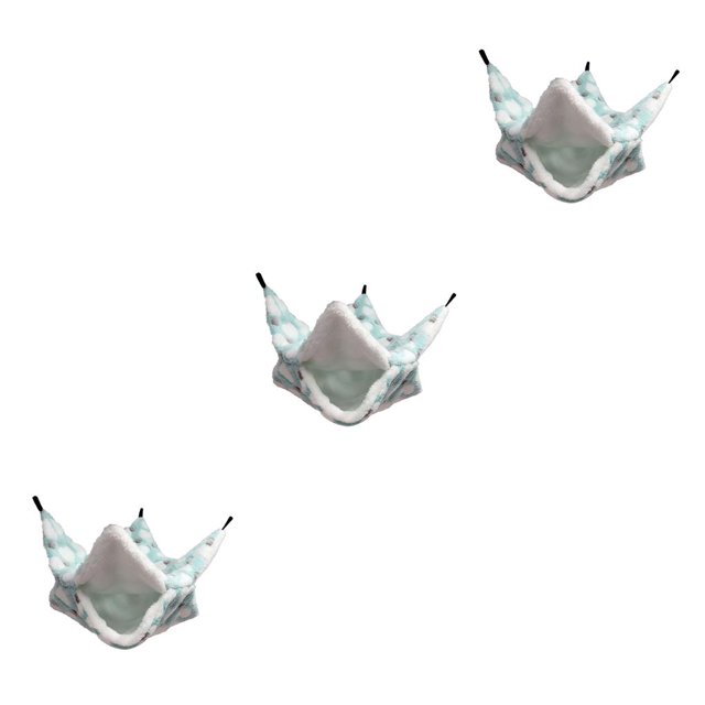 Methold Hamaca para ratas Linda cama colgante multifunción de lana práctica para instalar suministros para mascotas para hámster ardilla amor verde Type1 NO1 Methold CBP376079