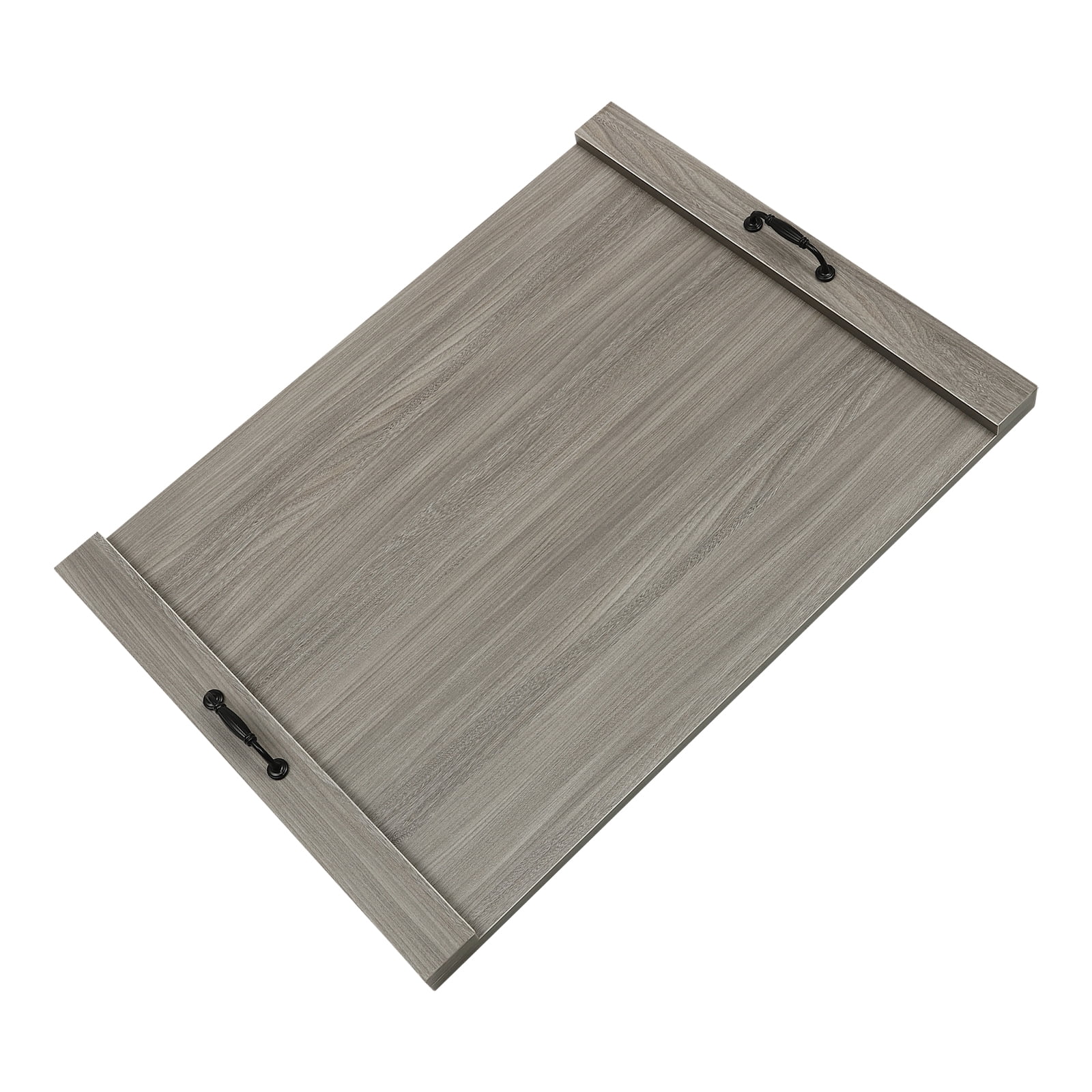 Countertop Kitchen Stove Top Cover, Noodle Board with Handles 30x22 inches Wood Cover for Electric and Gas Stove Gray
