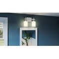 thumbnail image 5 of Wilburn 2-Light LED Bathroom Vanity Light in Brushed Nickel, 5 of 9