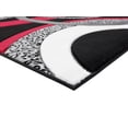 thumbnail image 5 of MDA Home Orelsi Black/Red Contemporary Polypropylene Area Rug - 5'2" x 7'5", 5 of 5