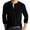 Black, variant on Fall Shirts for Men Men Long-Sleeve Beefy Muscle Basic Solid Pure Color Blouse Tee Shirt Top