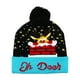 thumbnail image 2 of Gorro Navideño Led de Moda para Invierno, Gorro de Papá Noel con Bolas de Pelo, Gorro de Punto, Gorro de Lana Cálido con Protección para Los Oídos, Imprescindible para Decoraciones Navideñas., 2 of 6