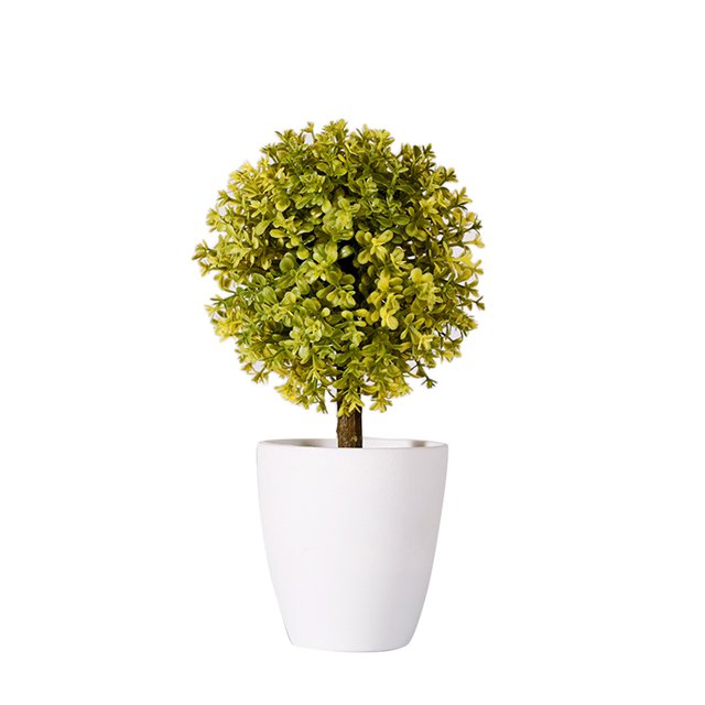 kurtrusly Potted Artificial Plant Artificial Plants Bonsai Simulation Tree Desktop Decorative Fake Flowers