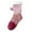 Pink, variant on Crew Socks with Cute Pompoms Grip for Cozy Indoor Comfort Winter Warmth Unisex Non Sole Slipper Socks for And Soft Knitted Home Footwear Mom Said
