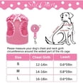 thumbnail image 2 of Puppy Harness and Leash Set for Small Dogs Cats - Soft Mesh Adjustable No Pull Dog Vest Harness with Cute Polka Dot and Bowknot, 2 of 5