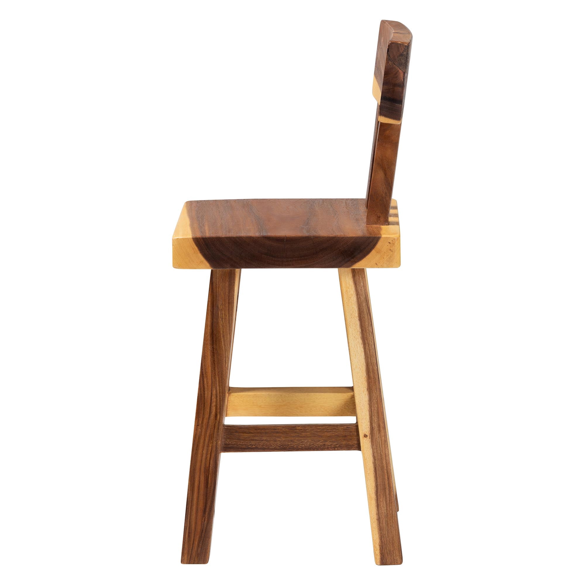 bali & pari Luli Rustic Counter Stool, Counter Height, Natural Brown