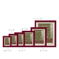 thumbnail image 3 of Nouveau Decorative VI - Framed Print w/glass - Cherry Red, 3 of 8