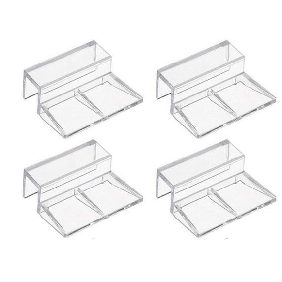 Fish Tank Cover Bracket Aquarium Acrylic Clip Multi-Function Glass Cover Support Frame 4Pcs