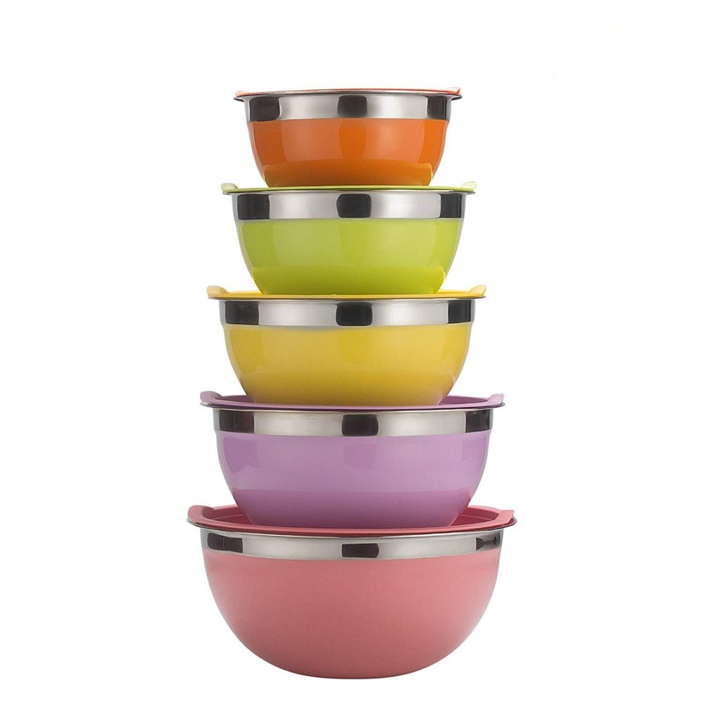 mixing bowls with lids