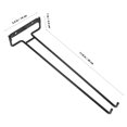 thumbnail image 2 of unbranded Rack Colgante Negro Para De Vino De Hierro Para Mejoras En Barras Y Buffets, 2 of 8