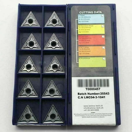 

10pcs TNMG160404 NN CNC lathe insert cutting tool carbide turning blade