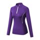 thumbnail image 3 of MHFRRA Traje de Yoga Ajustado de Manga Larga y Alta Elasticidad para Mujer, Ideal para Fitness y Yoga. Púrpura, 3 of 4
