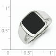thumbnail image 2 of Sterling Silver Synthetic Stone Ring (Size 7) Made In Thailand qr1208-7, 2 of 2