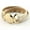 Gold Cream, variant on Geometric Round Disc Suede Leather Wrap Bracelet Bangle Men Women Jewelry Gifts