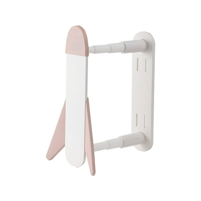 Hearth & Gear Support de Rangement Rétractable pour Balcon, Sans Perçage, Mural, Fonctionnel, pour Salle de Bain, Support de Rangement pour Lavabo, Support Suspendu, Porte-Essuie-Tout, Chauffe-Serviettes, Serviettes Décoratives pour Salle de Bain