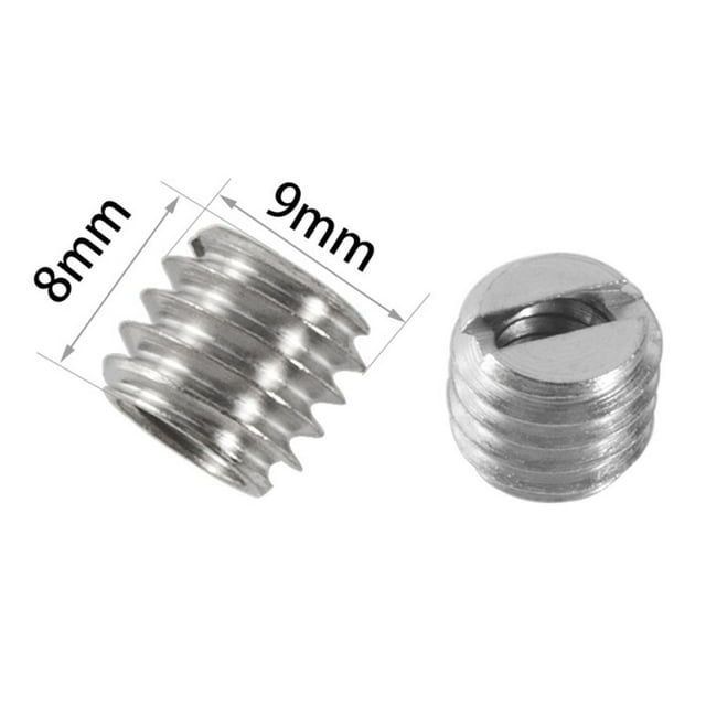 Bgsha 1/4 3/8 to 5/8 Female Male Threaded Screw Mount Adapter for Tripod Camera Studio