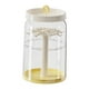 thumbnail image 2 of Vitrina transparente con forma de figura, organizador de joyas multiusos giratorio de 360 degree Amarillo cremoso, 2 of 9