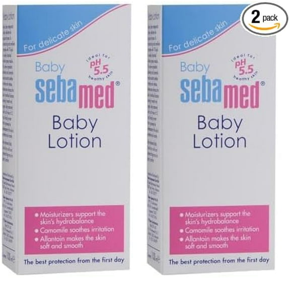 Sebamed Baby Body Lotion100 ml |pH 5.5|Long lasting moisturiser|Quickly absorbed| (Pack of 2)