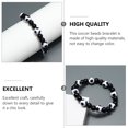 thumbnail image 2 of Bracelet de Sport Perlé Accessoire de Mode Résine Fans de Soccer Lot de 1, 2 of 6