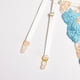 thumbnail image 3 of Gibobby Sujetador De Encaje Para Mujer Pijamas Ropa de dormir Lencería Sexy Bordado Nuevo Anillo de encaje Liga Encaje floral Ropa interior de Íntimos(Azul, G), 3 of 5