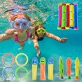 thumbnail image 2 of Buceo Juegos De Entretenimiento Acuático Piscina Subacuática Juguetes De Buceo Anillos De Agua Palos Pulpo Bolas De Pescado Para Niños Moyic OD013396-00, 2 of 6
