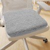 thumbnail image 1 of Cojín de asiento de espuma para comedor de 13.4 pulgadas de altura - Ideal para el hogar, la cocina, la oficina y el coche. Disponible en gris claro y azul celeste., 1 of 7