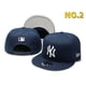 thumbnail image 4 of Gorra De Béisbol Unisex MLB New York Yankees Flat Ala Plana Deportiva Gris Los Angeles Dodgers Negro Snapback Ajustable Deportes Al Aire Libre, 4 of 4