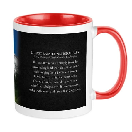 

CafePress - Mount Rainier National Park Historical Mug Mug - Ceramic Coffee Tea Novelty Mug Cup 11 oz