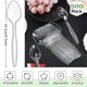 thumbnail image 2 of Althee 500 Pieces Clear Plastic Spoons Heavy Duty Plastic Silverware Plastic Cutlery Transparent, 2 of 5