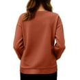 thumbnail image 5 of Hxshgdsn Spring Womens Maternity Pullover Tops Long Sleeves Pregnancy Sweatshirts Crew Neck Funny Tops With Graphic Printed Watermelon Red 2Xl, 5 of 6